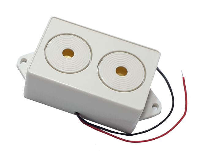 Piezo siren dual-tone 24vdc 2-hole 2-wire xpb8555-26.28t24w
