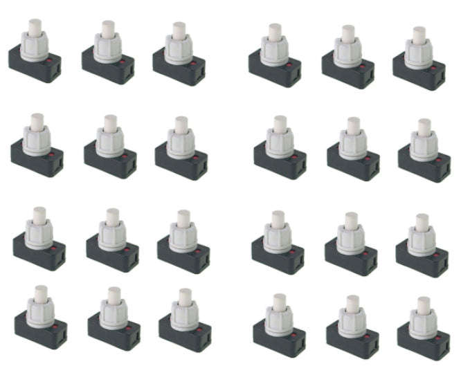 Bed side type push switch in-line 1a 100/bag pbs-17a-2