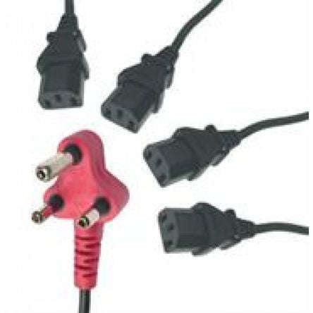 Dedicate lead sa plug top-4xiec socket 4.8m bk pc-6d4hbk4.8