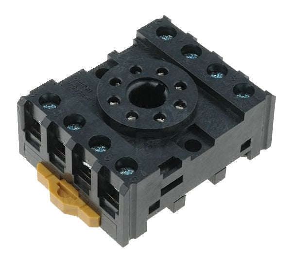 Relay base / socket 8pin din aril and panel mount rlb-pf083ae