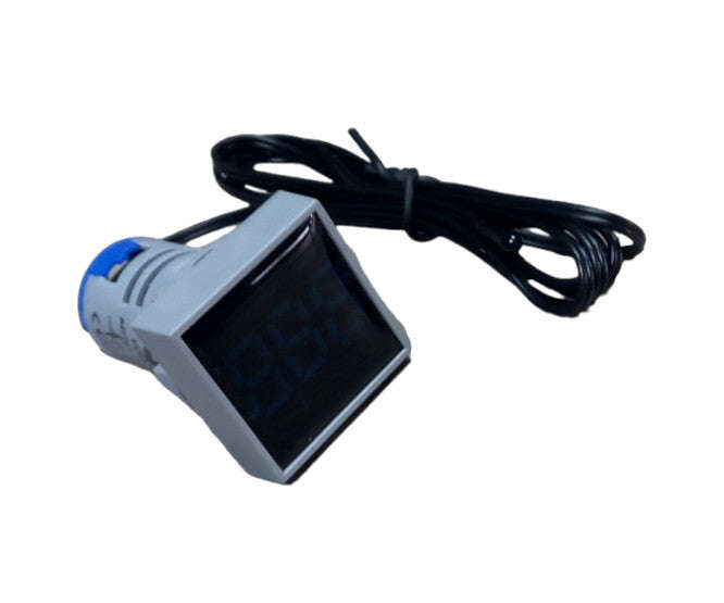 Temperature meter square blue PL-AD101-22TMS-B