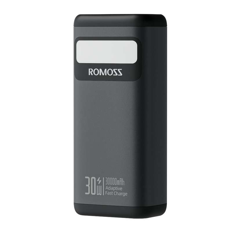 Romoss PMT30 30000mAh 30W Fast Charge Power Bank  Black