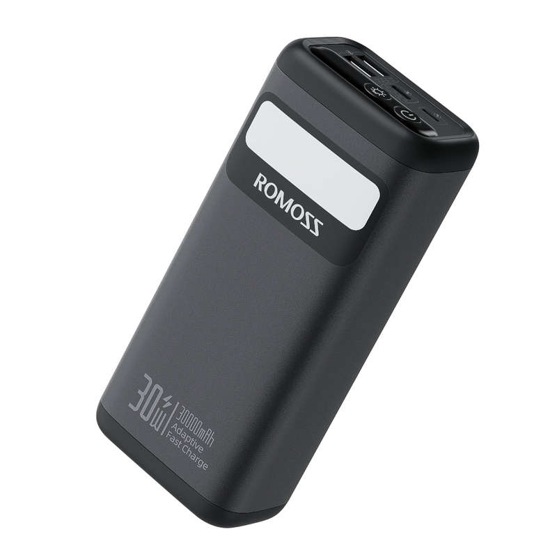 Romoss PMT30 30000mAh 30W Fast Charge Power Bank  Black