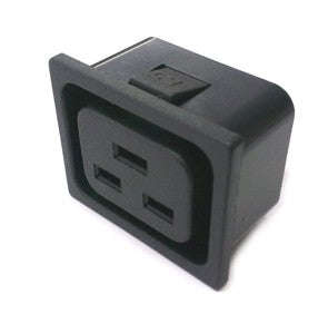 C19 iec320 socket clip in fit k241576