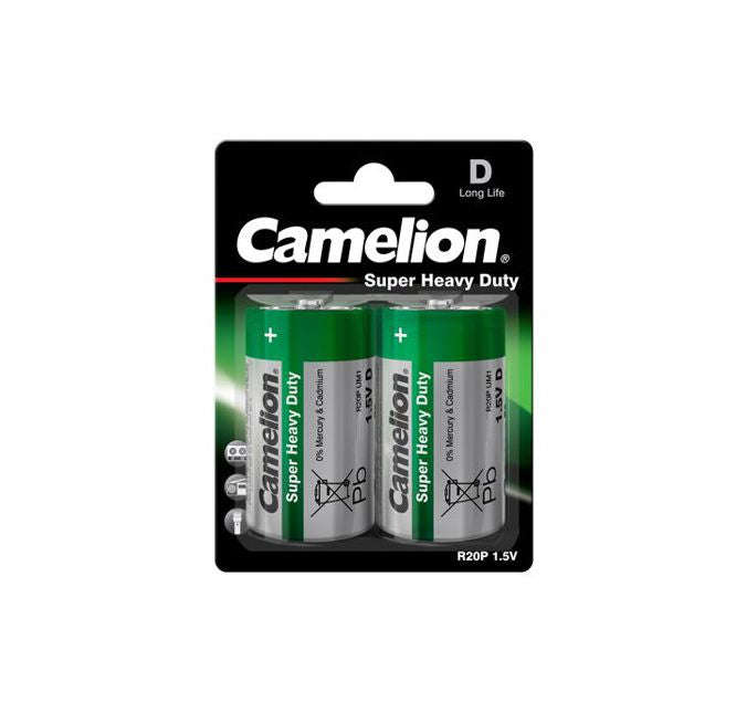 R20=d=battery 1.5v zinc chloride green 2/pack r20p-bp2g
