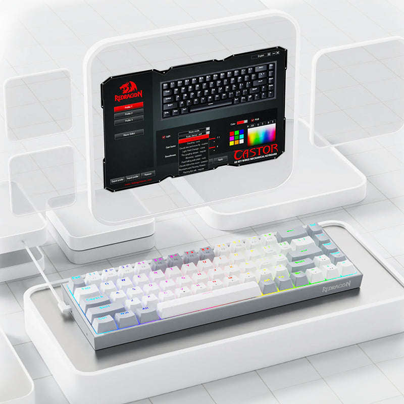 REDRAGON MECHANICAL Caster Wired Gaming Keyboard