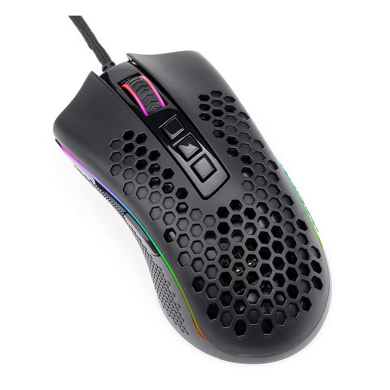 REDRAGON STORM 12400DPI 7 Buttons|Ergonomic Design|P3327 Optical Sensor|Lightweight Body|RGB Back...