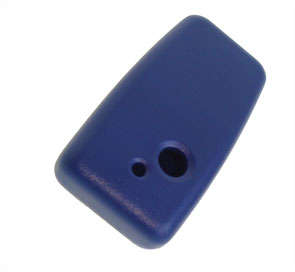 Remote+button abs enclosure blue encl-rem-qtron1b