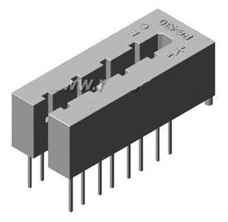 Vane / gap optical sensor 4-channels 6mm appart rg430
