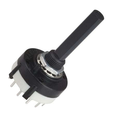 Rotary switch 3pol 4pos 30° bbm pcb pins ck1051