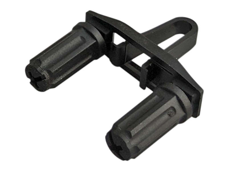 Rackstuds Duo 2.2mm/3.2mm 20 Pack Black | RSLDUO-1RUB20-S2/40