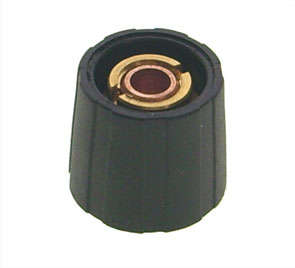 Knob 11mm collet bk s110004-blk