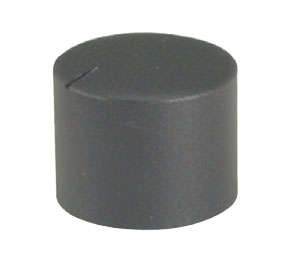 Knob pla blk splin 24x20x6.0 s87315b