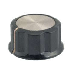Knob plastic sil scr lin 33x17x6.4 mf-a04-6.4
