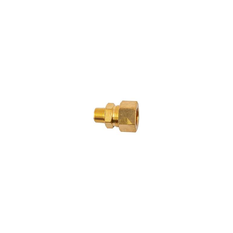 BRASS CONICAL STR. 10MM X 1/8' M