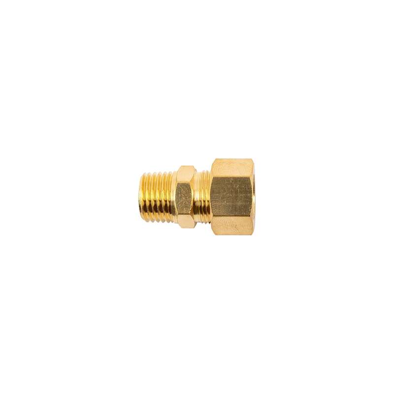 BRASS CONICAL STR. 10MM X 1/4' M