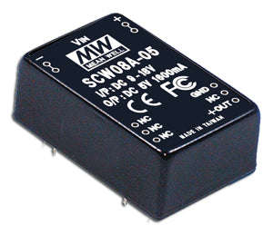 Dc-dc converter dil i=48 o=12 0a6 8w scw08c-12