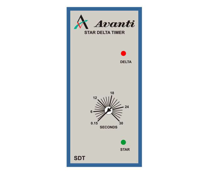 Star/delta timer relay 400VAC 0-30SEC sdt403s