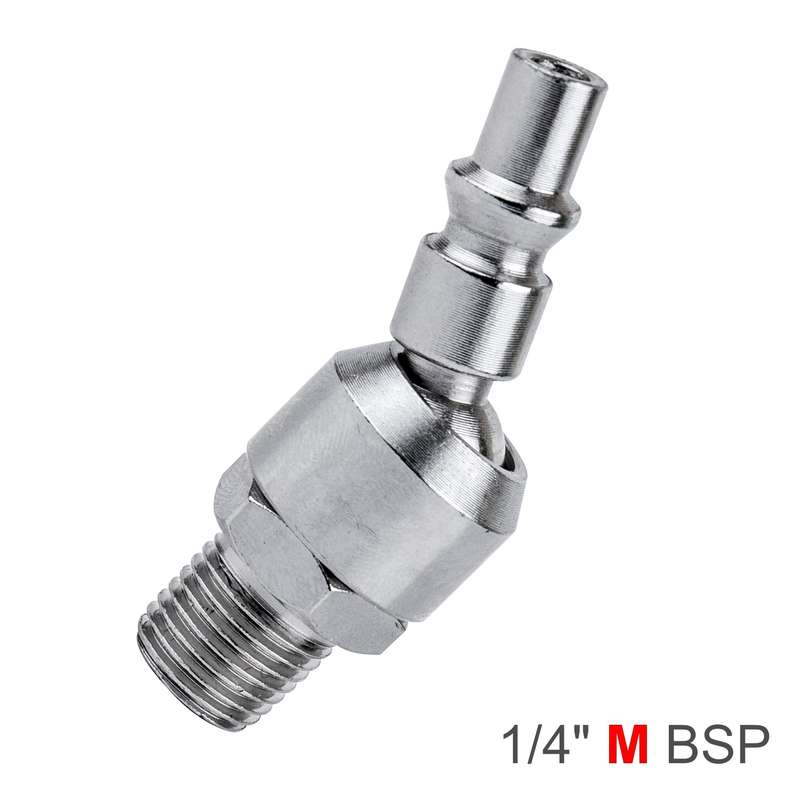 Swivel connector 1/4' m bsp aro type