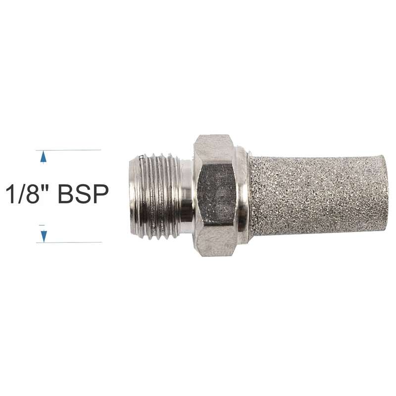MUFFLER METAL CONICAL 1/8' MALE