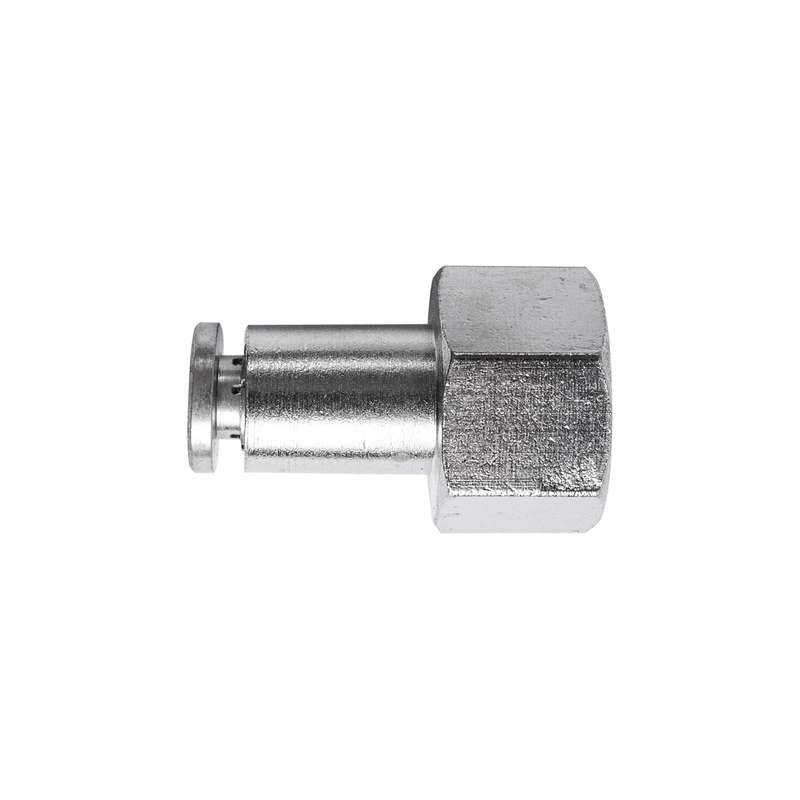 Metal pu fitting straight 4mm 1/8' f