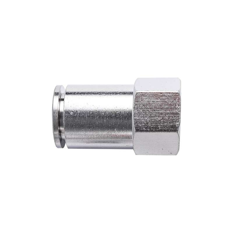 Metal pu fitting straight 12mm 1/2' f