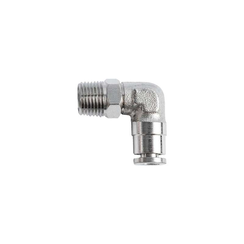 Metal pu fitting elbow 4mm 1/8' m