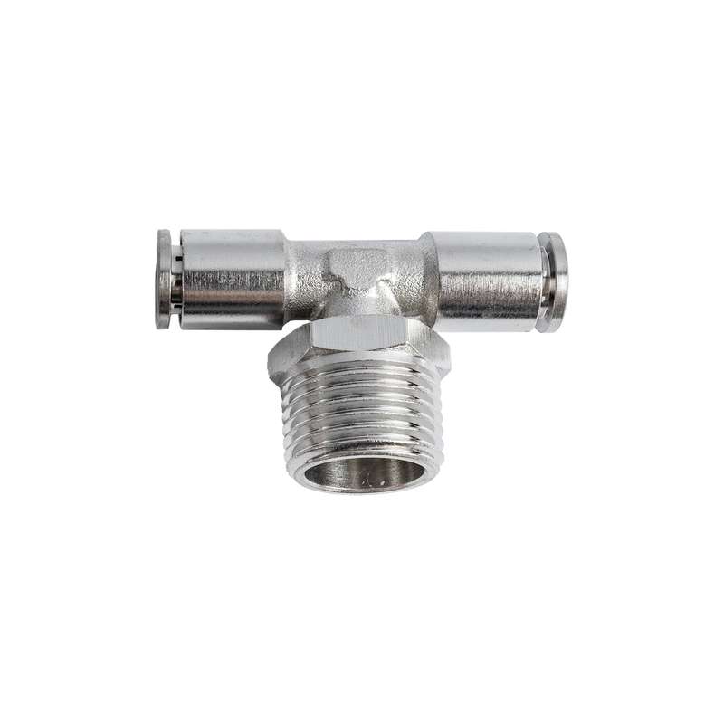 Metal pu fitting t-joint 8mm 1/2' m