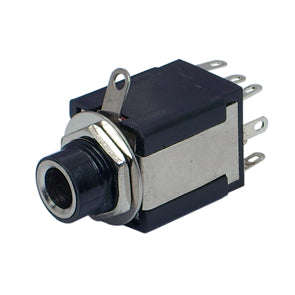 6.3mm stereo socket 7pin tagged panel mount sj-207p-1