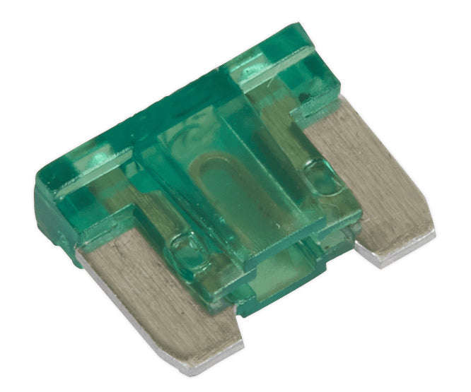 Automotive blade fuse short-legs 30a green 240503