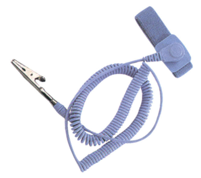 Wrist-strap+cable+clip elastic 2m blue sn73850a  (a=6ft) *a*