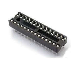 Ic socket dil 0.3 28w std d-leaf - open iss28t1-03 *dbk*