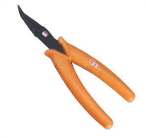 Bent nose pliers 140mm 45d serrated sp75090