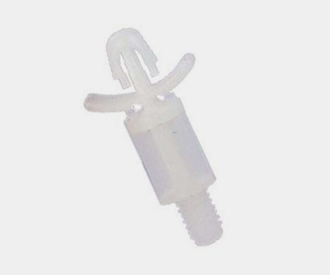 4.75mm nylon pcb spacer push on - m4 scrw 8.4mm tba