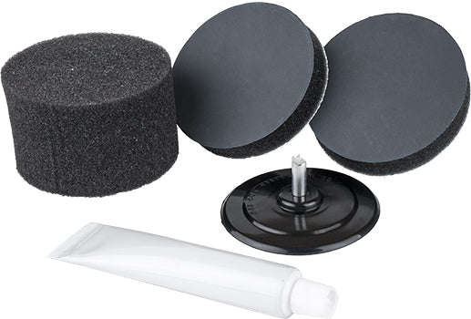 Head light lens restoration kit for cars. trucks & bikes