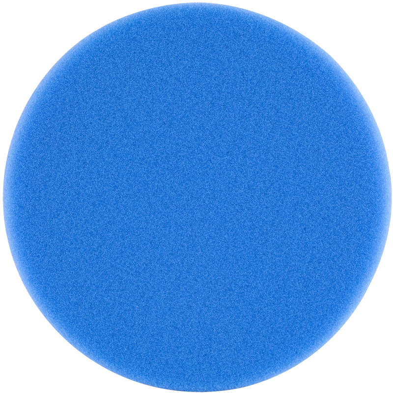 Foam pad hook and loop blue sponge 150mm 6' heavy polishing