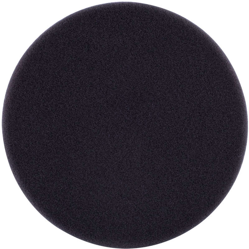 Foam pad hook and loop black sponge 150mm 6' finishing