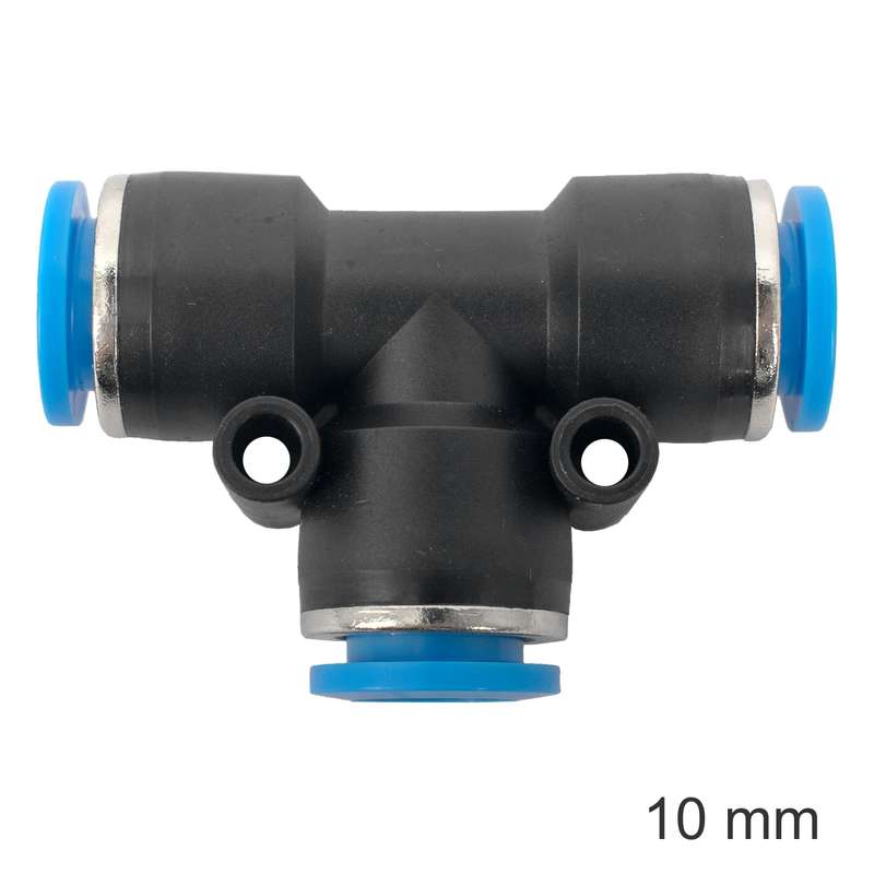 Pu hose fitting tee 10mm