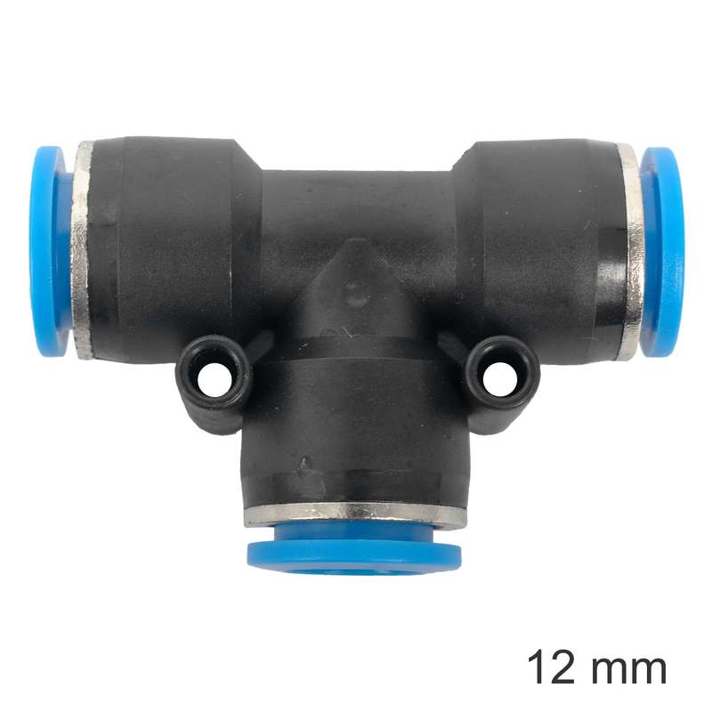 Pu hose fitting tee 12mm