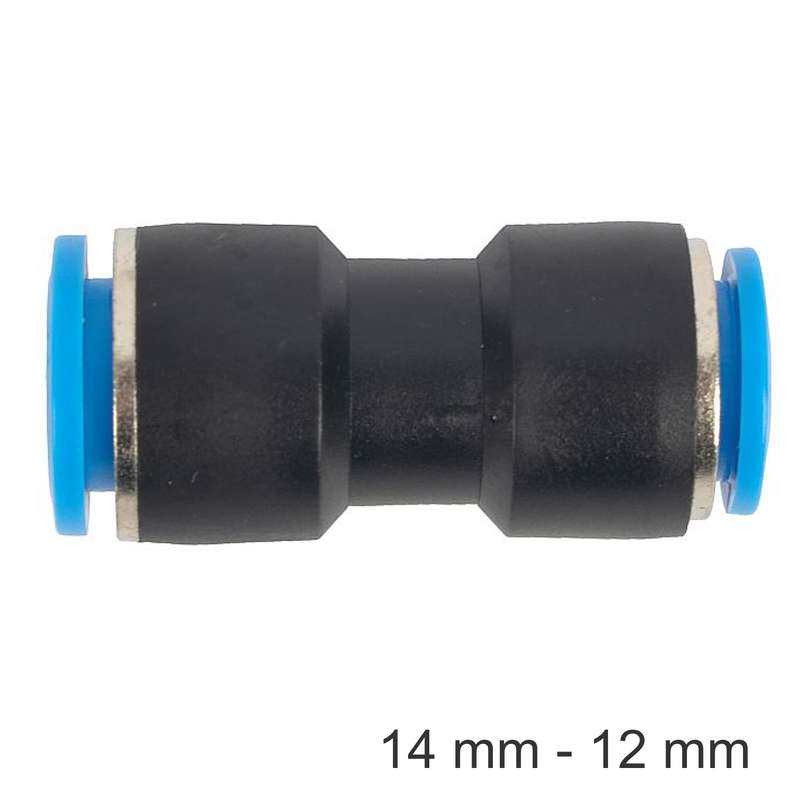 Pu hose fitting reducer 14mm-12mm