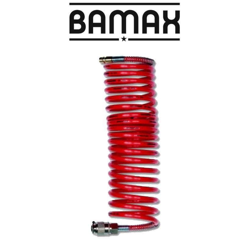 Spiral hose 10m w/qu.coupler bx15ru10-6