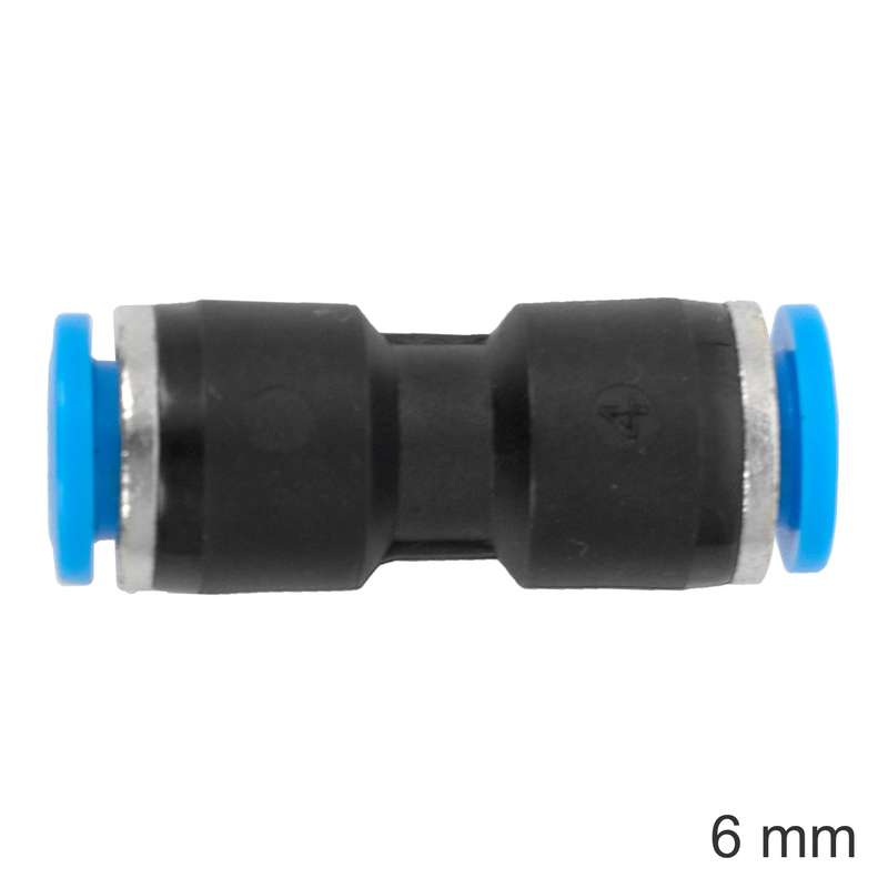 Pu hose fitting equal joiner 6mm