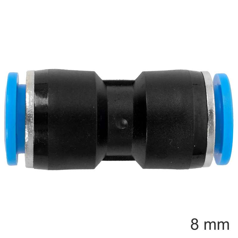 Pu hose fitting equal joiner 8mm