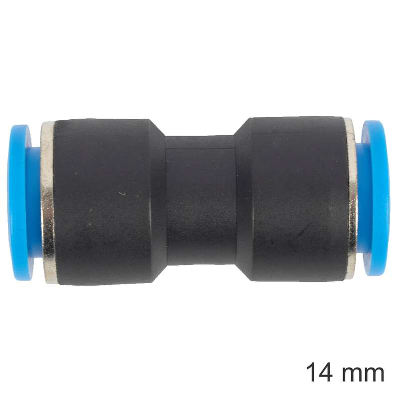 Pu hose fitting equal joiner 14mm