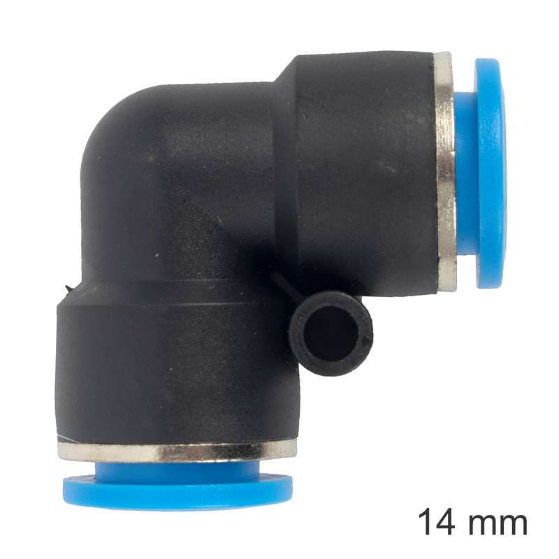 Pu hose fitting elbow 14mm