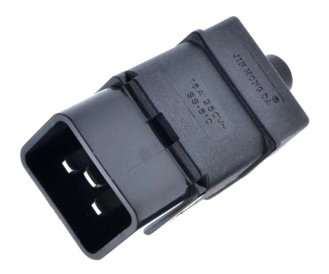 C20 iec320 plug in-line re-wire type * bulky type * ss-810