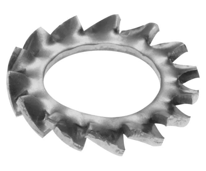 M4 star washer plated stw4