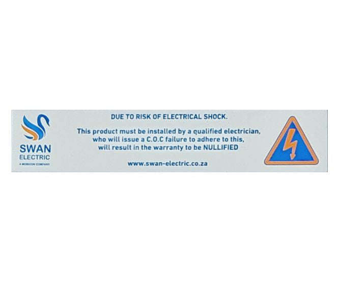 Risk warning label self adhes. 120 x 25mm SW-WRLBL-ATS-002