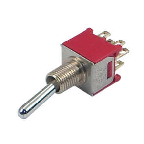 Mini toggle switch dpdt on-on-on sol 2a 250vac t211shzq