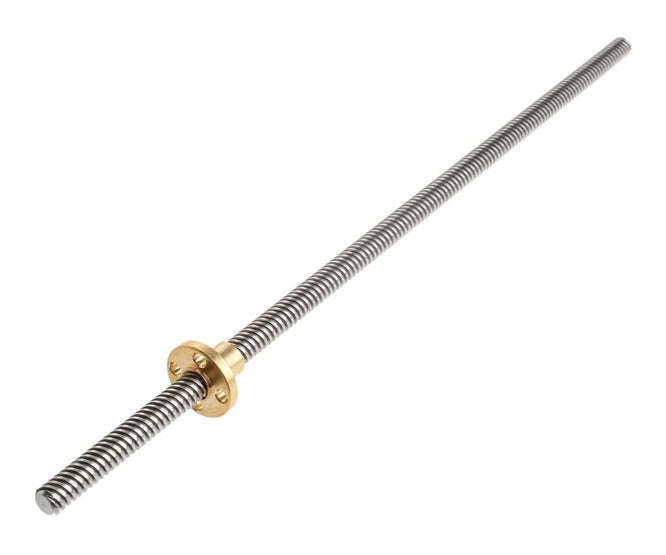 Lead / feed screw / threaded rod 300mm p=2mm t8-2-d8-r8-300